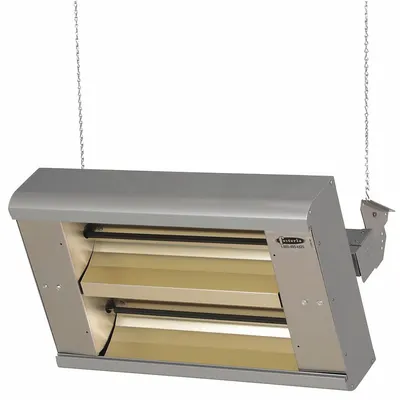 FOSTORIA 222-60-THA-480V 3200W 480V AC 1-Phase Hardwired Quartz - Indoor/Outdoor Suspended Infrared Radiant Electric Ceiling Heaters