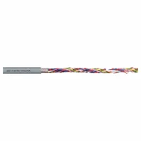 CHAINFLEX Data Cable: 20 AWG, 8 Conductors, Order by the Foot, PUR Jacket, 300 V (MPN CF211PUR050802)