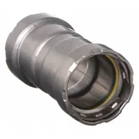VIEGA MEGAPRESS Crimp Coupling Fitting: 2 in Pipe x 2 in Pipe Size, Press-fit x Press-fit, Steel (MPN 25026)