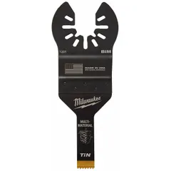 This open-back universal OIS mounted blade is designed for flush cutting and cutting nail-embedded wood. The bi-metal construction provides durability when cutting through embedded nails. With a 1-1/2 in overall length, it is suitable for demolition, renovation, and trim work requiring precise cuts in tight spaces.