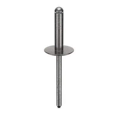 POP AVDEL Blind Rivet,2 1/8" L,0.183" dia,PK250: Inch, 2 1/8 in Overall Lg, 51/64 in Body Lg - Large Flange Blind Rivets