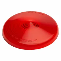 GROTE Replacement Lens: Round, Tail Light, 1 1/16 in Wd - Vehicle Lighting, Acrylic, Red (MPN 90232)