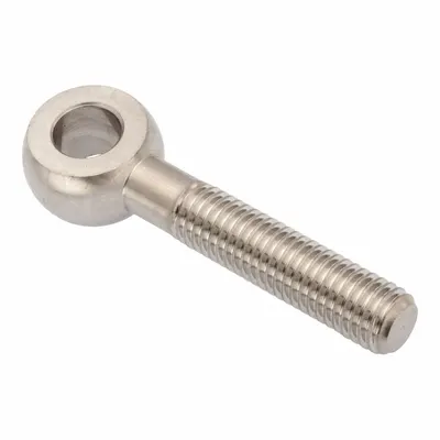 AMPG Fixed Rod End: Stainless Steel, Plain, 60 mm Hole Center-to-End Lg, Right Hand - Stainless Steel Male Threaded Fixed Rod Ends