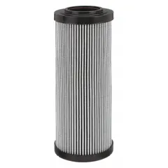 Hydraulic cartridge filter element with fiberglass media, rated at 20 microns. Designed for use in industrial hydraulic systems to remove particulate contaminants from oil. Suitable for mobile equipment, machine tools, and power units.