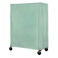 EAGLE GROUP Utility Cart Cover: Green, Nylon, Hook-and-Loop, 72 in Wd, 74 in Ht, 24 in Dp (MPN CVC-74-2472-LG)
