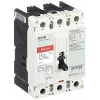 EATON Molded Case Circuit Breaker: 100 A Amps, 18kA at 240V AC, Fixed, ABC, Load Side Lug, Std, EHD (MPN EHD3100)