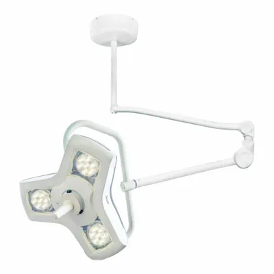 BURTON Examination Light: LED, 70,000 Lux @ 1m, Ceiling, 4300K, 95 CRI, 37 W Watt - Ceiling-Mount Medical Lights