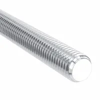This ACME fully-threaded rod and stud features a 1 1/4"-5 thread size and a 10-inch length, made from alloy steel Grade B7 with a plain finish. Sold as a 3-pack, it is suitable for industrial applications requiring high-strength linear motion or fastening, such as in heavy machinery, valve actuators, and clamping systems