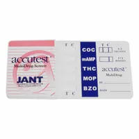 ACCUTEST Urine Drug Test Kit: 25 Tests, BZO/COC/MET/OPI 300/THC, No Reagants Required, No Cup (MPN DS134AC425)