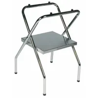 CSL Tray Stand: Steel, Chrome, 20 in Overall Wd, 30 1/2 in Overall Ht, 15 in Overall Dp (MPN 1054S-C-1)