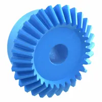 Miter Gear: For 90° Shaft Angle, Module m 3, 30 Teeth, Nylon, 20 mm Bore Dia, 20° Pressure Angle (MPN PM3-30)