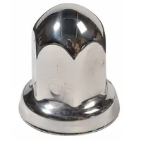 Lug Nut Cover: Metric, Stainless Steel, 30 mm Hex Size, Polished (MPN SP27)