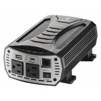 COBRA Inverter: Pure Sine Wave, Input Terminals, 400 W Continuous Output Power, 4 Outlets, 115V AC (MPN CPI400PSW)
