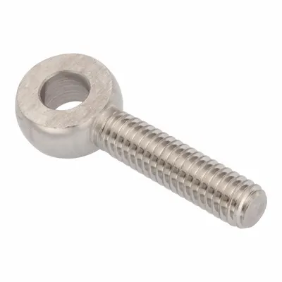 AMPG Fixed Rod End: Stainless Steel, Plain, 1 1/2 in Hole Center-to-End Lg - Stainless Steel Male Threaded Fixed Rod Ends