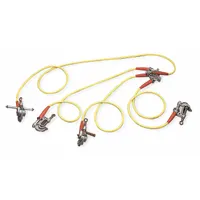 SALISBURY 4-Way Grounding Set: 10 ft Cable/(3) 6 ft Cable/C Clamp/Input/Output 2/0 Yellow Cable (MPN 24308)