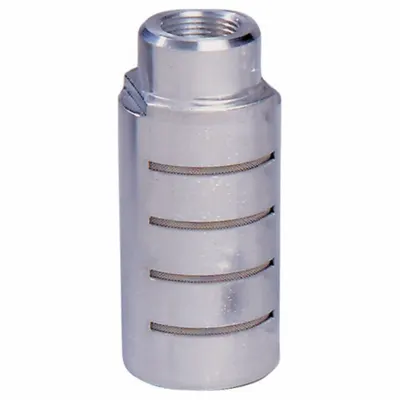 ARROW PNEUMATICS Muffler: 1 1/4 in NPT, 2 1/2 in Hex Size, Stainless Steel - Pneumatic Exhaust Mufflers
