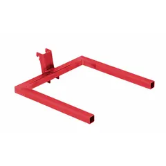 Steel straight fork attachment for MAGLINER Modular Stackers and Platform Lifts. Converts the base unit into a fork-style material handler for moving pallets, skids, or bulky loads. Rated capacity 350 lb.