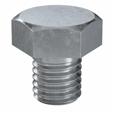 LINDSTROM Hex Head Cap Screw: Steel, Class 8.8, Zinc Plated, M14, Metric, 16 mm lg - Class 8.8 Steel Hex Head Cap Screws