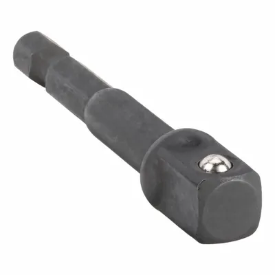 DEWALT Hex Drive Socket Adapter: 1/4 in Input Drive Size, Black Oxide - 1/4" Male Hex Drive Impact Socket Adapters