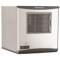 Modular air-cooled nugget ice machine head producing 400 lb of ice per day. Operates on 115V. Dimensions: 23 in height, 22 in width, 24 in depth. Designed for placement atop an ice storage bin in commercial foodservice and hospitality settings