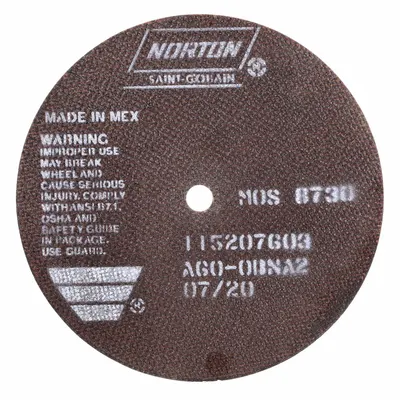 NORTON Type 1 Reinforced Toolroom Cut-Off Wheel - Reinforced Toolroom Cut-Off Wheels