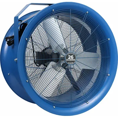 PATTERSON Mounted Fan: 26 in Blade Dia, 277V AC, 1 hp Motor HP, Ceiling Mount - High-Velocity Industrial Wall-Mount Fans