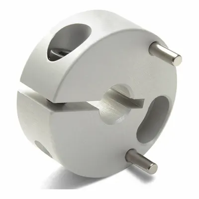 RULAND MANUFACTURING Controlflex Coupling Hub: 1.5° Angular Misalignment, 0.3 mm Axial Motion - Single Insert Hubs for Round Shafts