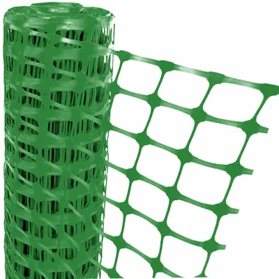 ELECTRIDUCT Barrier & Safety Fence, 4 ft x 250 ft, Green Polyethylene