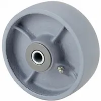 APPROVED VENDOR Caster Wheel: 4 in Wheel Dia., 1 3/4 in Wheel Wd, Iron, 700 lb Load Rating, Roller