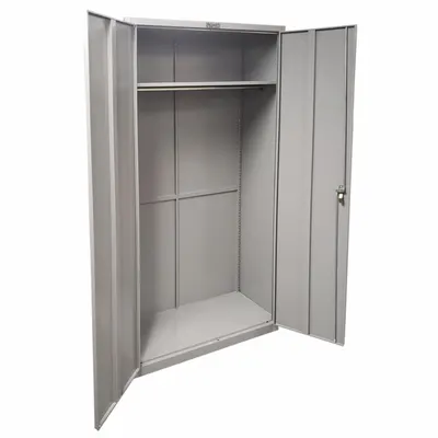 LYON Storage Cabinet: 36 in x 24 in x 72 in, 1 Adj Shelf, Swing Handle & Keyed - Commercial Wardrobe Cabinets