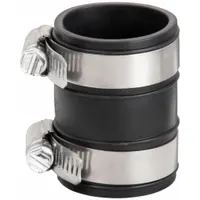 FERNCO Flexible Pipe Straight: PVC, For 1 1/4 in Pipe, Iron/PVC/Steel, 2 11/32 in Overall Lg (MPN TC-150)