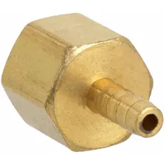 Steel barbed hydraulic hose fitting for connecting -2 dash size hose (1/8 in I.D.) to NPT threaded ports. Features a male x female gender with Hose Barb x NPT connection type. Used in hydraulic systems for fluid conveyance in industrial machinery and mobile equipment.