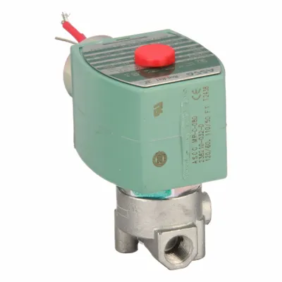 REDHAT Solenoid Valve: 2-Way, Normally Closed, 1/8 in Pipe Size, 110V AC/120V AC - 2-Way/2-Position, Normally Closed Solenoid Valves