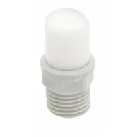 SMC Exhaust Silencer Mist Eliminator: 1/4 in, 14 mm Hex Size, 35.3 cfm, 30 dB NRR, 60°C Max Op Temp (MPN AN15-02)