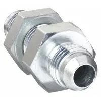 Hydraulic Hose Adapter: 3/8 in x 3/8 in Fitting Size, Male x Male, JIC x JIC, Rigid, Straight (MPN 2041-6-6S)
