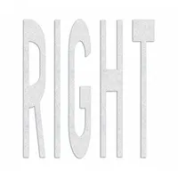 RAE Preformed Thermoplastic Pavement Markings: Right, White, 8 ft Lg, 6 3/4 ft Wd (MPN PR-TH-3617)