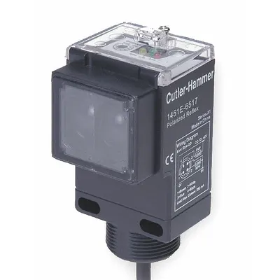 EATON 1451E-6517 Rectangular Photoelectric Sensor with Non-Terminated Cable - Rectangular Sensors with Non-Terminated Cables