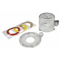 BRADY Push Button Lockout: For 1.2 in Max Button Dia, Clear, 2.15 in x 2.9 in x 2.9 in (MPN 139796)