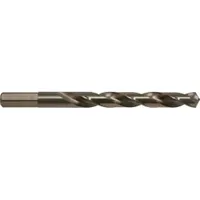 CLE-LINE Jobber Length Drill Bit: 27/64", 135° Split Point, Straw/Bronze Cobalt, Hex Shank (MPN C10623)