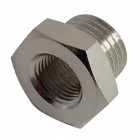 LEGRIS Metal Pipe Straight: Straight, 1/4 in x 3/8 in, Female BSPP Threaded x Male BSPP Threaded (MPN 0905 13 17)