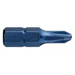 This #2 Phillips (PH2) insert bit features a standard hex shank for use with power tools. Made from S2 steel, it is sold in a 5-pack and is suited for general-purpose fastening tasks in assembly, maintenance, and repair applications.