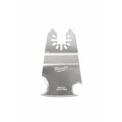 This open-back universal OIS mounted blade is made of stainless steel with a hooked edge. It has a 2-inch blade width and is sold as a single piece. Designed for scraping applications on oscillating multi-tools, it is used to remove adhesives, paint, caulk, and gaskets from hard surfaces.