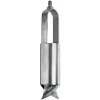 AMS Sand Auger Head: Carbon Steel Bail/Carbon Steel Cylinder, 5/8 in Connection Size, Threaded (MPN 400.39)
