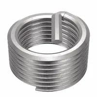 HELI-COIL Helical Insert: Tanged Tang Style, Free-Running, M18-1.50 Thread Size, Plain, Plain, 6 PK (MPN R514-6)