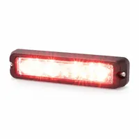 CODE 3 Warning Light: Emergency Vehicle Mini Light Bar, Amber/Blue/Red/White, 11 W Watt, Clear, LED (MPN MR24Q-RBAW)