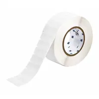 Wraparound Label: 3/4 in x 1 in, Vinyl, White (Matte), For 16 AWG to 12 AWG Wire Gauge (MPN THT-115-427-5)