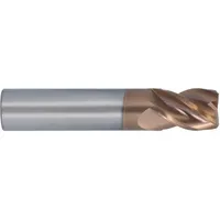 CLEVELAND Square End Mill: Carbide, T-Max Coated, 4 Flute, 7/16" Mill Dia, 5/8" LOC, 2-1/2" OAL (MPN C70835)