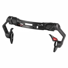 Replacement mount for securing the eye visor on compatible Milwaukee safety goggles. Designed to replace worn or broken mounts in industrial environments requiring eye protection.