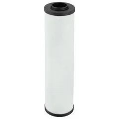 Replacement pre-filter element for particulate removal in compressed air and gas filtration systems. Constructed with Microglass media, it captures solid contaminants down to 5 micron. Used to protect downstream equipment such as dryers, valves, and pneumatic tools.