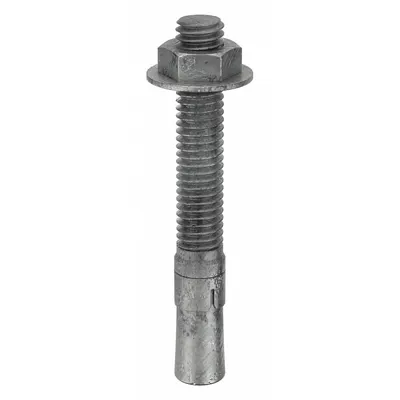 MKT FASTENING 3/8" x 3" Galvanized Steel Wedge Anchor, 20-Pack - Steel Wedge Anchors